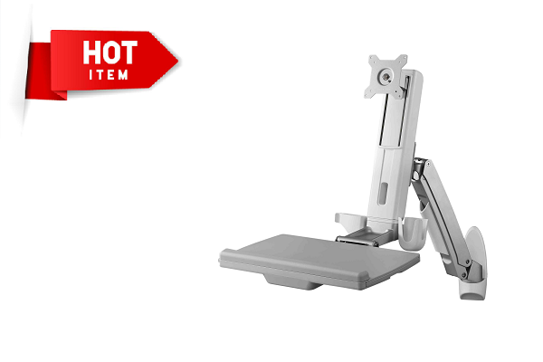 ORW10 - Sit-Stand Wall Mount Workstation Combo System