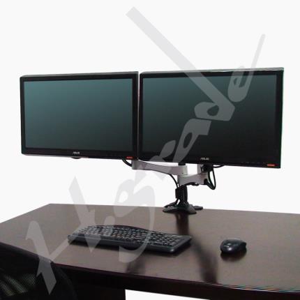 Ergonomic Spring Dual Interactive double LCD Arm desk / table stand