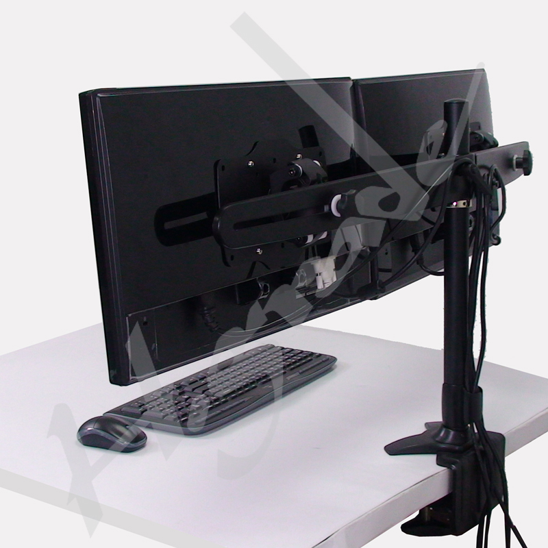 Multi Mounts - Large Dual LCD Monitor Stand - Vesa 200 x100