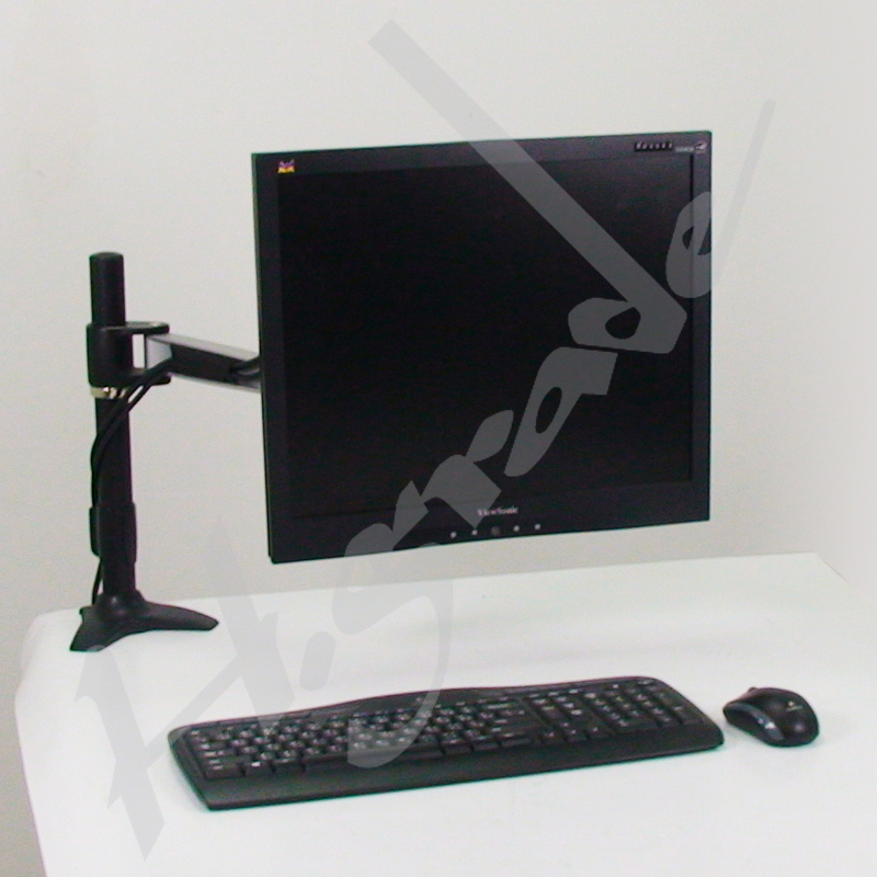 Single LCD Arm with dual linkage - Grommet base
