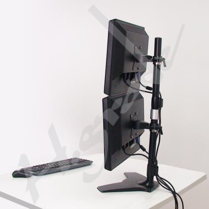 Dual Vertical LCD Monitor Stand