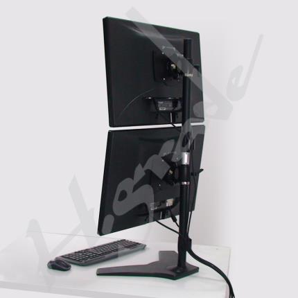 Dual LCD Monitor Stand - vertical with vesa 200 x100