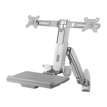 Sit-Stand Spring Arm Desk Mount Computer Workstation Combo System, ORW12E