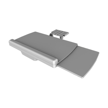 外滑式键盘托架(含抽拉式鼠标垫，搭配医护床边支架使用), ACK020