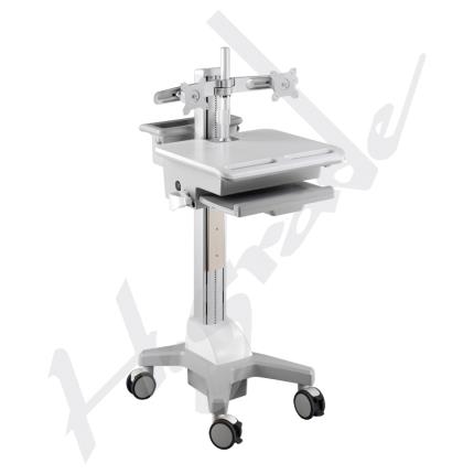 Mobile Cart for HealthCare IT - Dual Monitor