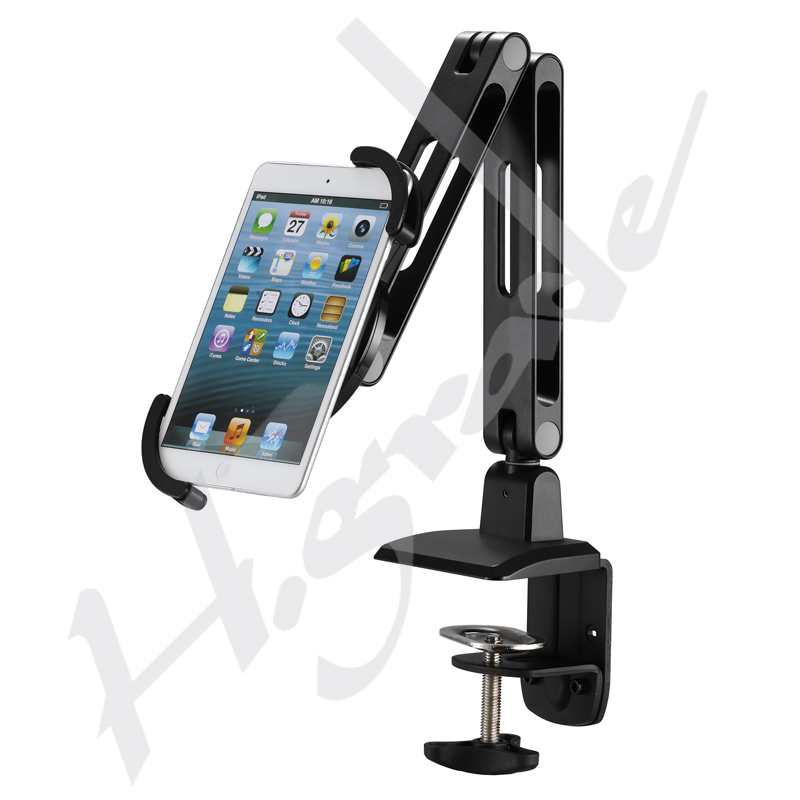 Pad / Tablet Stand, Lock series with Clamp Base