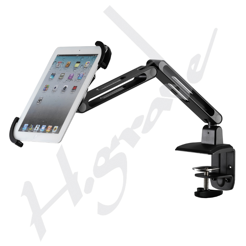 Pad / Tablet Stand, Lock series with Clamp Base