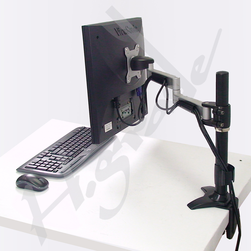 Single LCD Monitor Stand - Clamp base