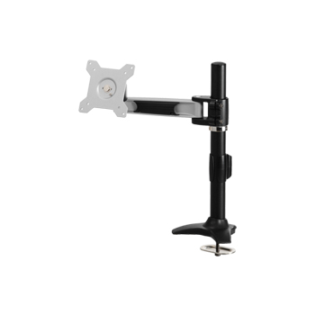 Single LCD Monitor Stand with one articulating arm - Grommet base, TI110