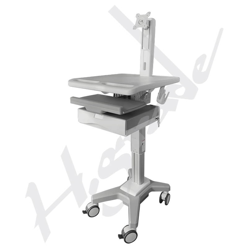 mobile cart CSH02L with keyboard tray, drawer