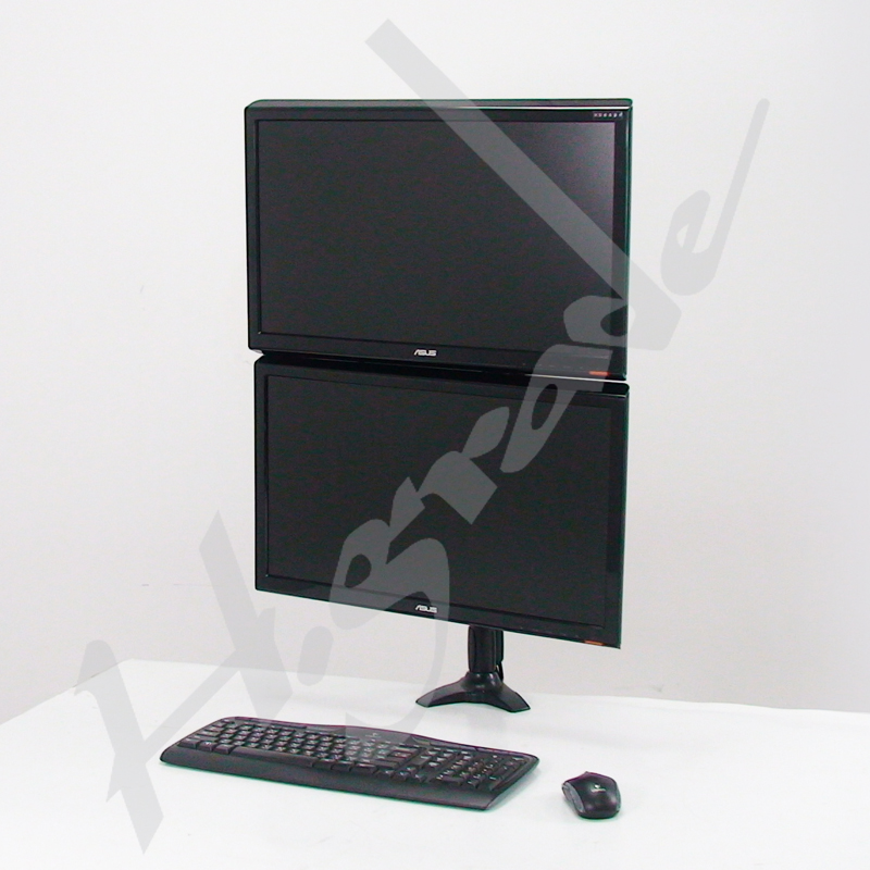 Vertical Dual LCD Monitor Stand Grommet Base, TI012 Highgrade Tech. Co., Ltd.