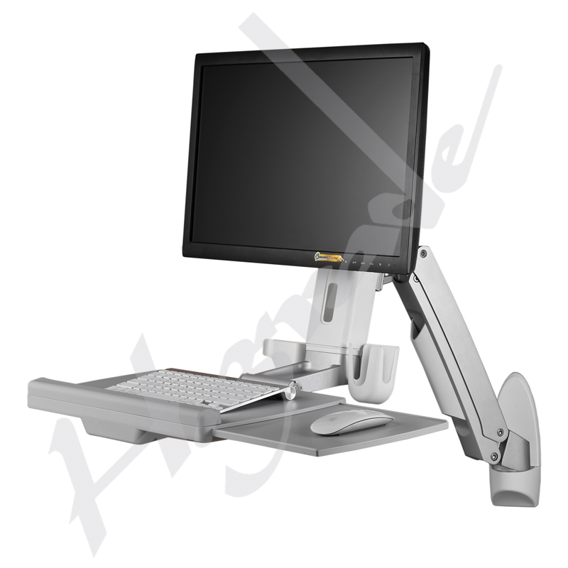 Sit Stand Wall Mount Workstation Combo System Orw10 Highgrade Sit Stand Wall Mount Workstation Combo