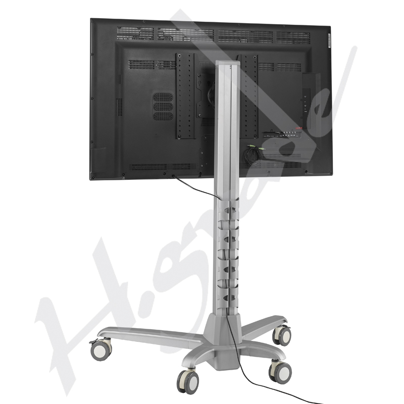 Electrical Lift Conference Mobile Display Trolley Cart